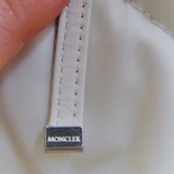 Sold! Moncler ~ Long Down Coat ~ Off White Cream ~ Sz: Small to Med - Picture 8 of 13